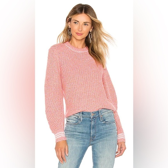 Rag & Bone Cheryl Crew in Pink Multi size S - Picture 5 of 12